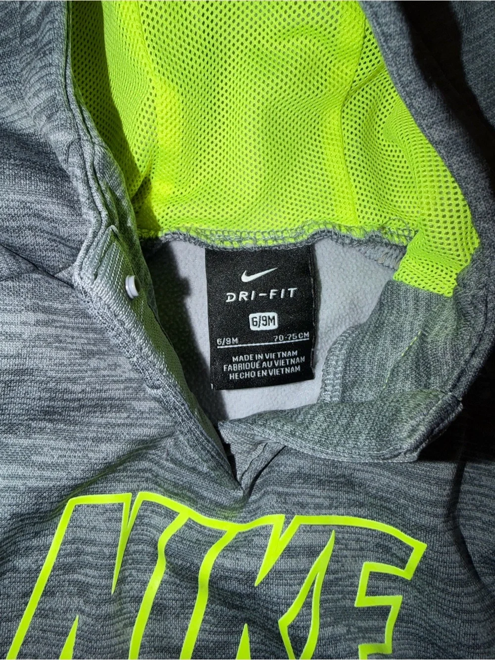 Boys Nike Dri-Fit Hoodie 6-9 Months